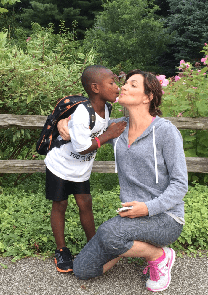 Two little black boys were making my daughter and I roses out of sawgrass. 